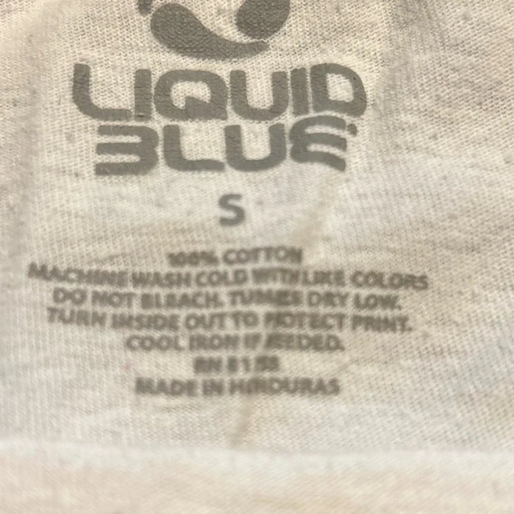 Liquid Blue vintage Pink Floyd baseball Cotton T-Shirt size Small - Picture 3 of 8